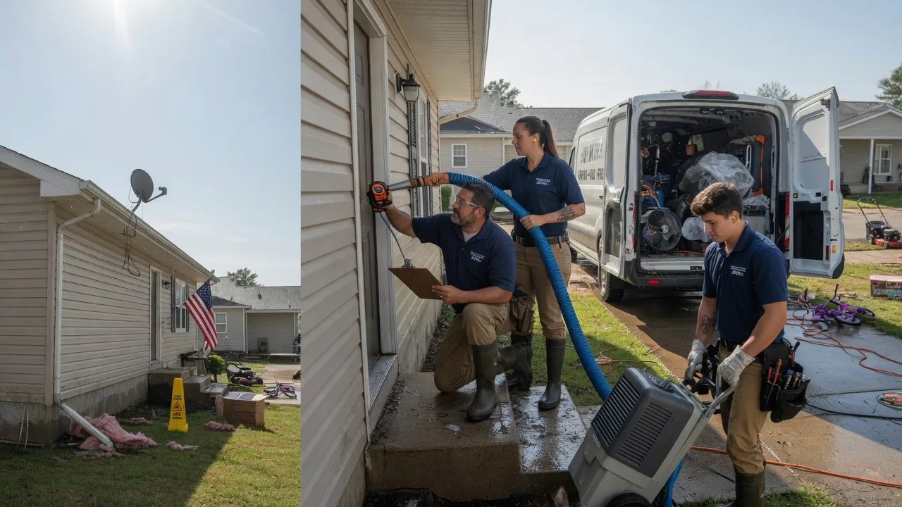 Ceiling Water Damage Restoration in La Joya, NM near me
